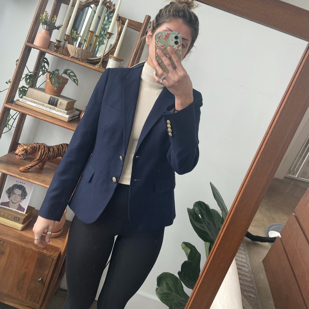 J CREW NAVY BLAZER